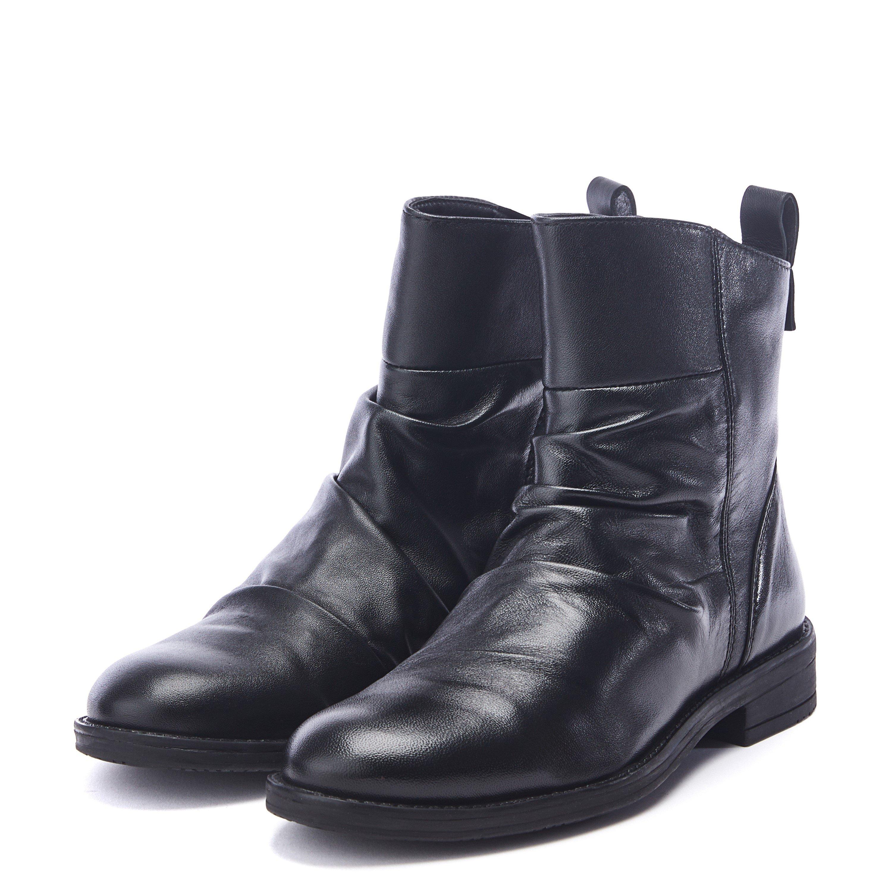 Moda in Pelle Brandish Tan Leather Boots