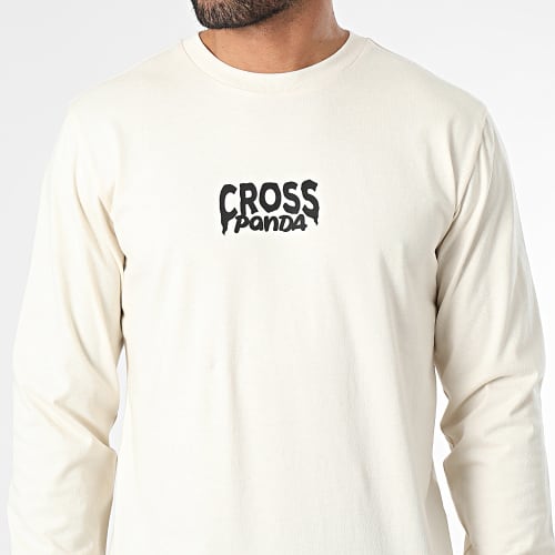 Tee Shirt Manches Longues Est 2023 Beige