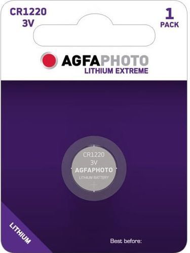 Agfaphoto - CR1220 - Knoopcel Batterij - 3V - Lithium