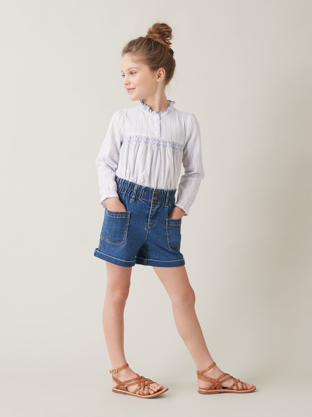 Short Fille en jean