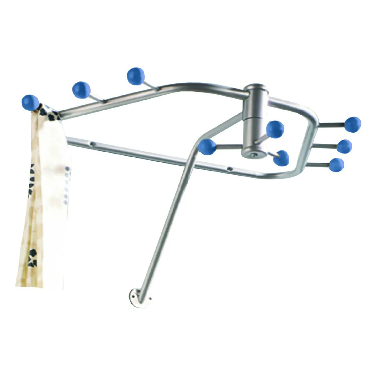Pegane garderobe alu-bleu