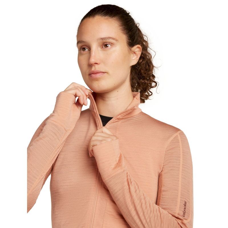 200 Realfleece Descender LS Half Zip - Polaire en laine mérinos femme
