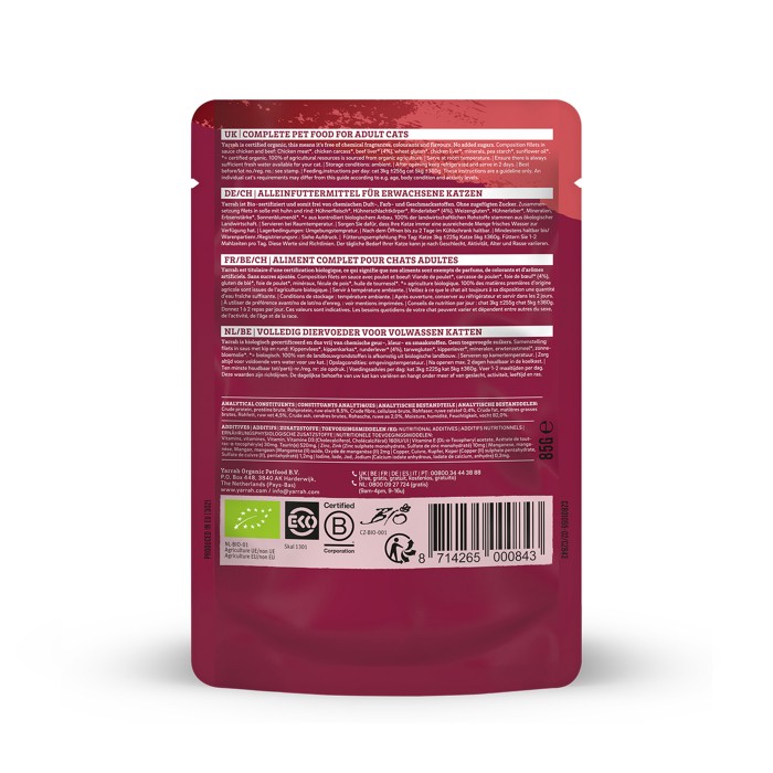 Yarrah filets bio en sauce - Lot 14 x 85 g
