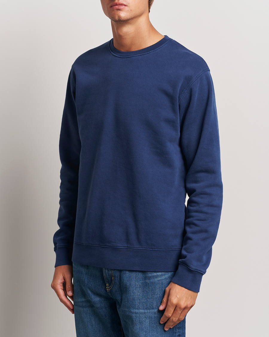 Colorful Standard Classic Organic Crew Neck Sweat Marine Blue