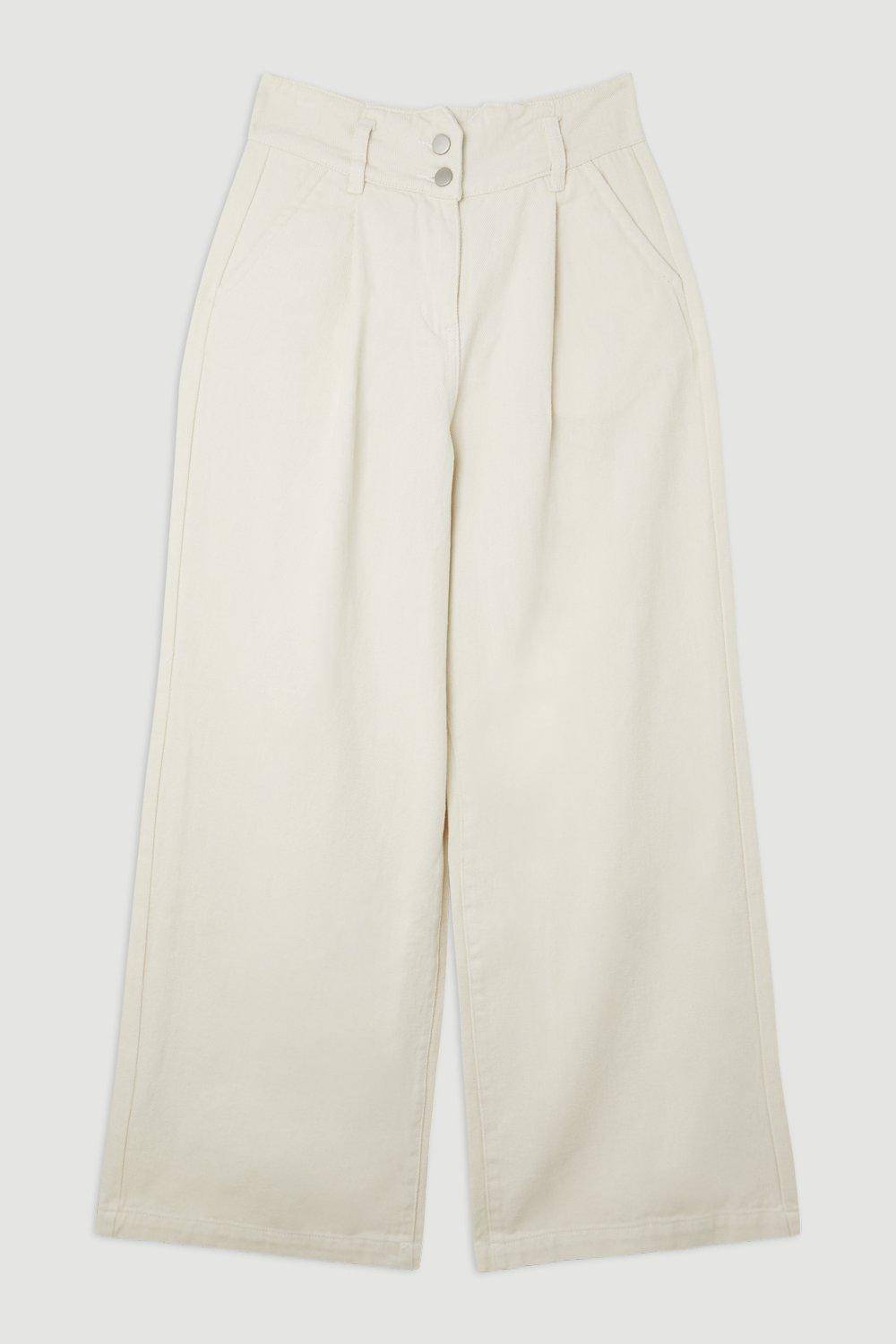 KarenMillen Pantalon en jean à jambes larges