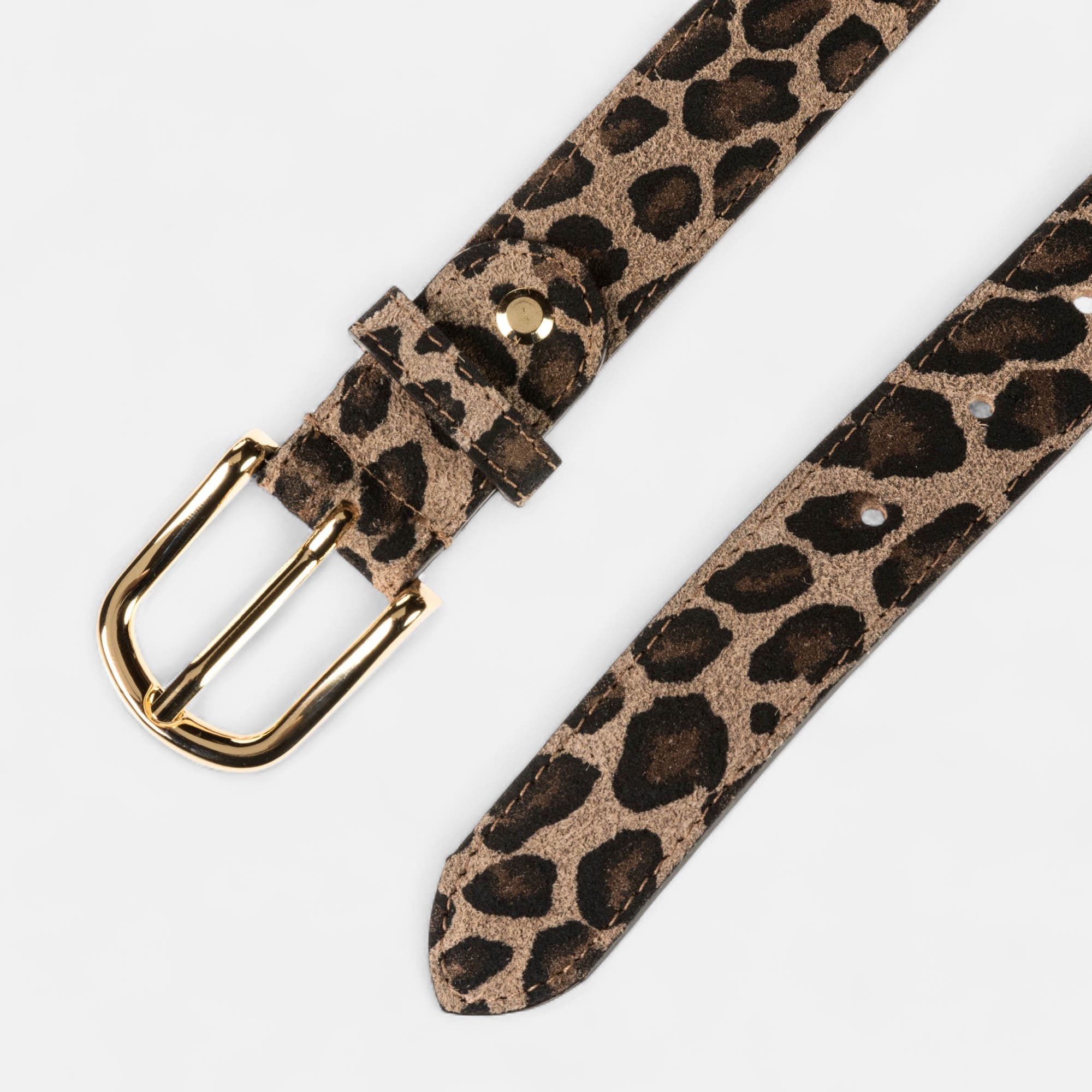 Ceinture en cuir marron