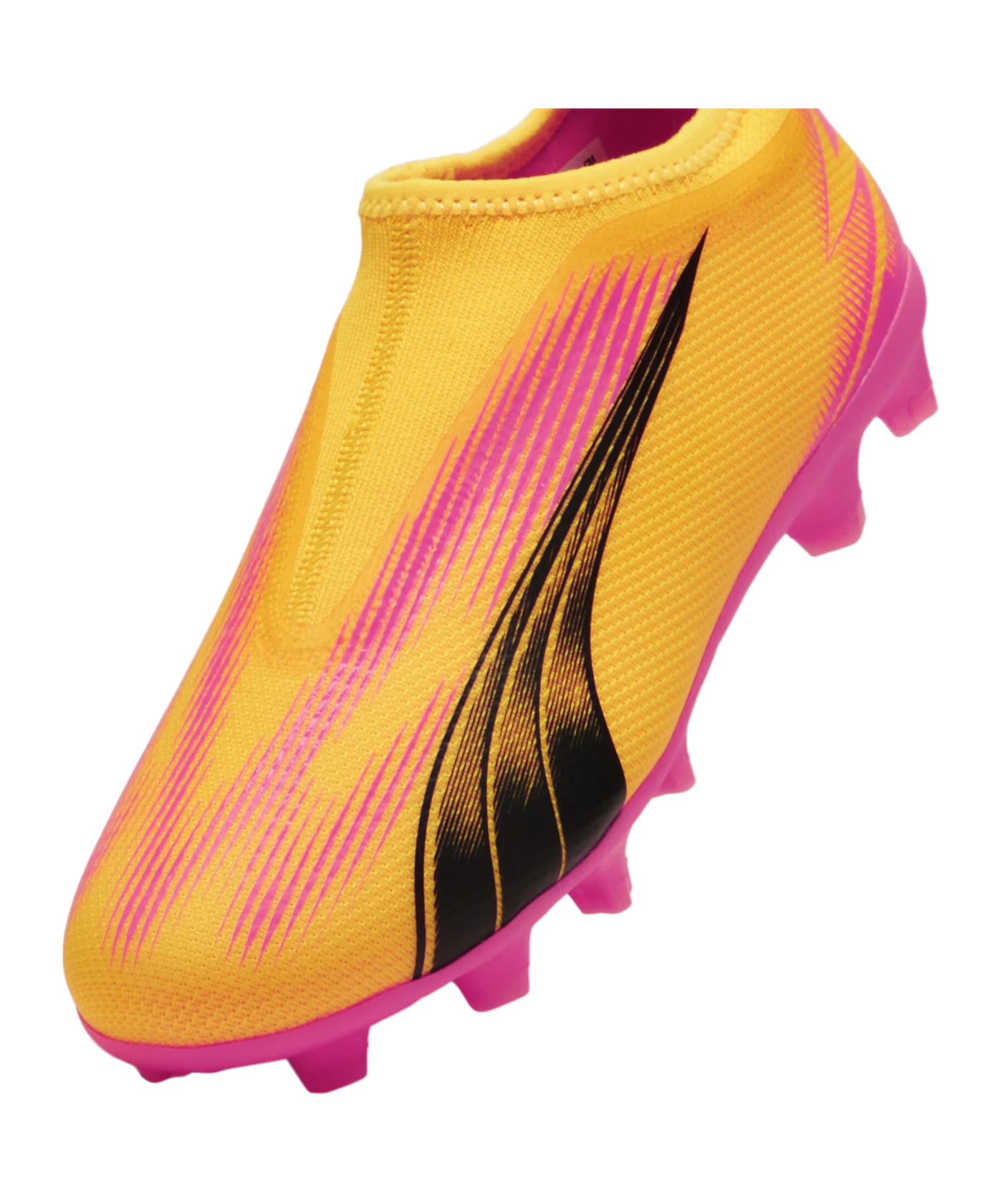 PUMA ULTRA Match LL FG/AG Jr Kids The Forever Faster Orange Schwarz F03
