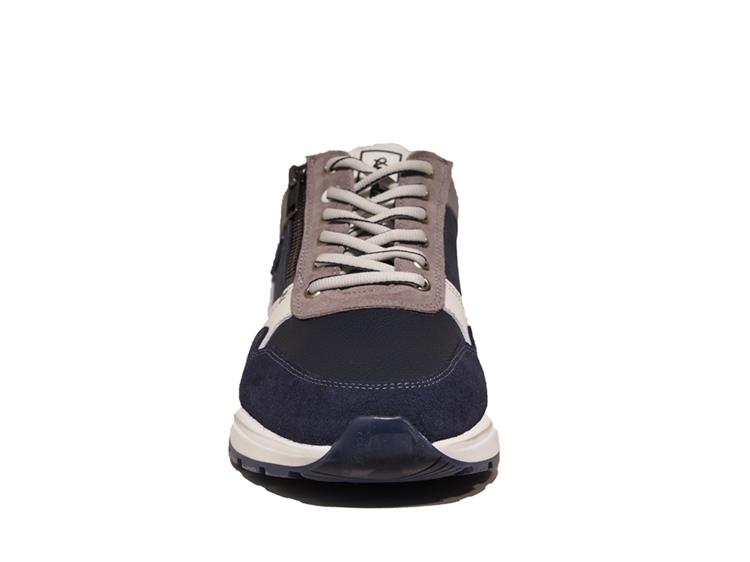Australian Footwear Connery Leather Blue Grey Orange