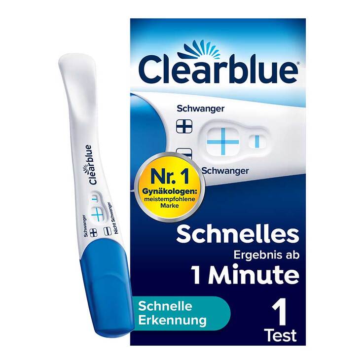 Clearblue Schwangerschaftstest Schnelle Erkennung, 1 St
