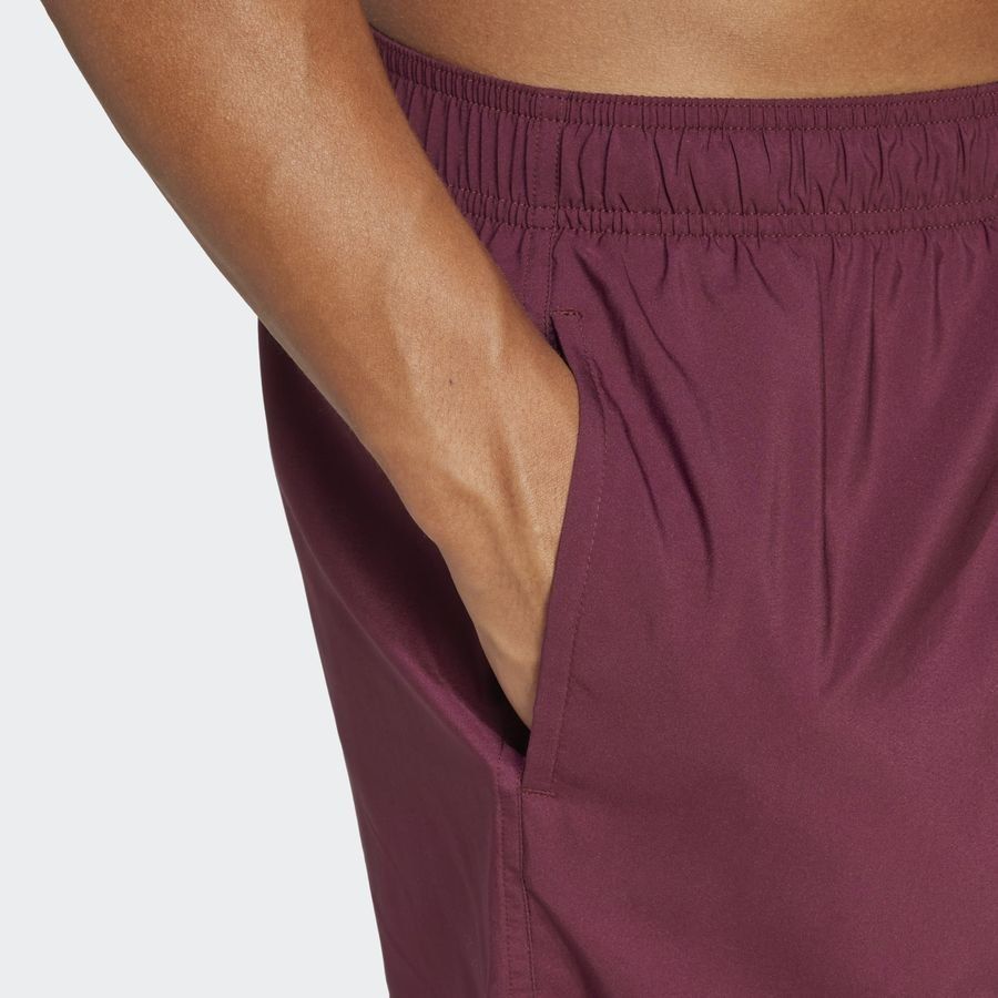 Adidas Short de bain uni de longueur classique CLX