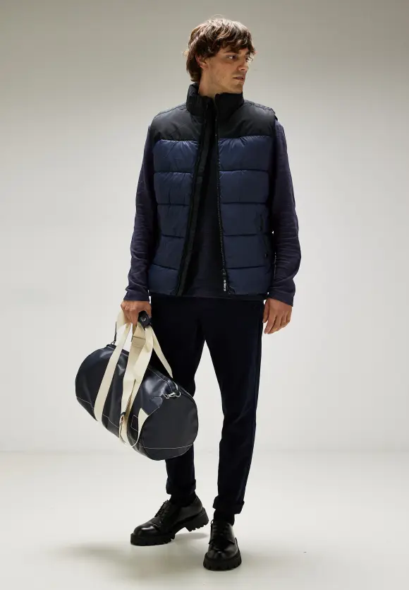 Winterslub Langarmshirt - nightshadow blue