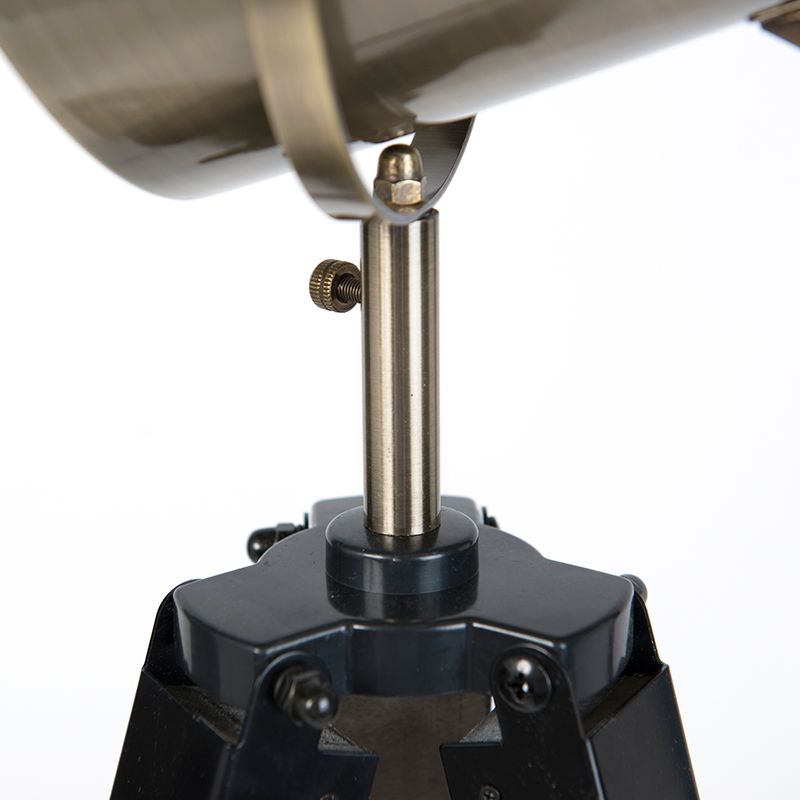 Smart vloerlamp tripod hout met studiospot incl. Wifi B35  - Braha