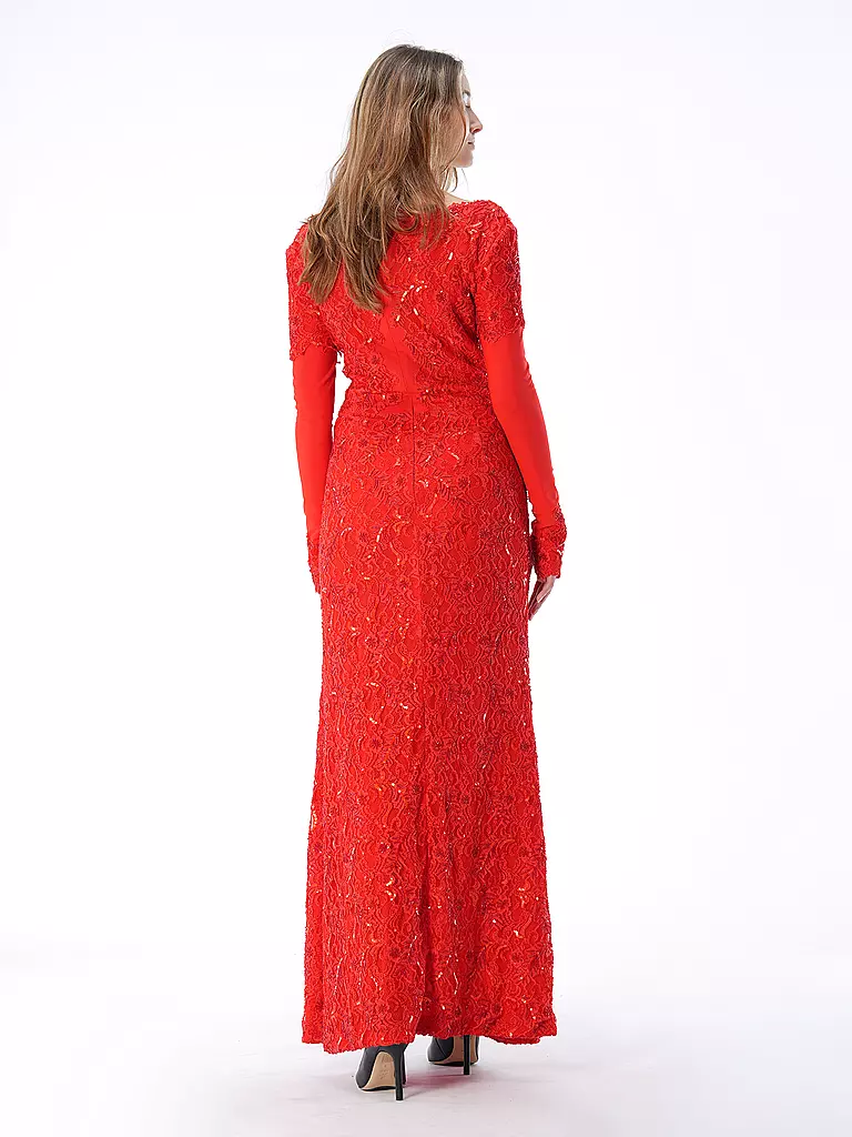 CLAUS TYLER Abendkleid  rot