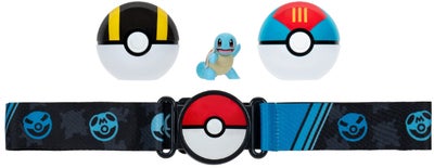 Pokémon Clip 'N' Go Belte Lekesett Squirtle med Poké-ball