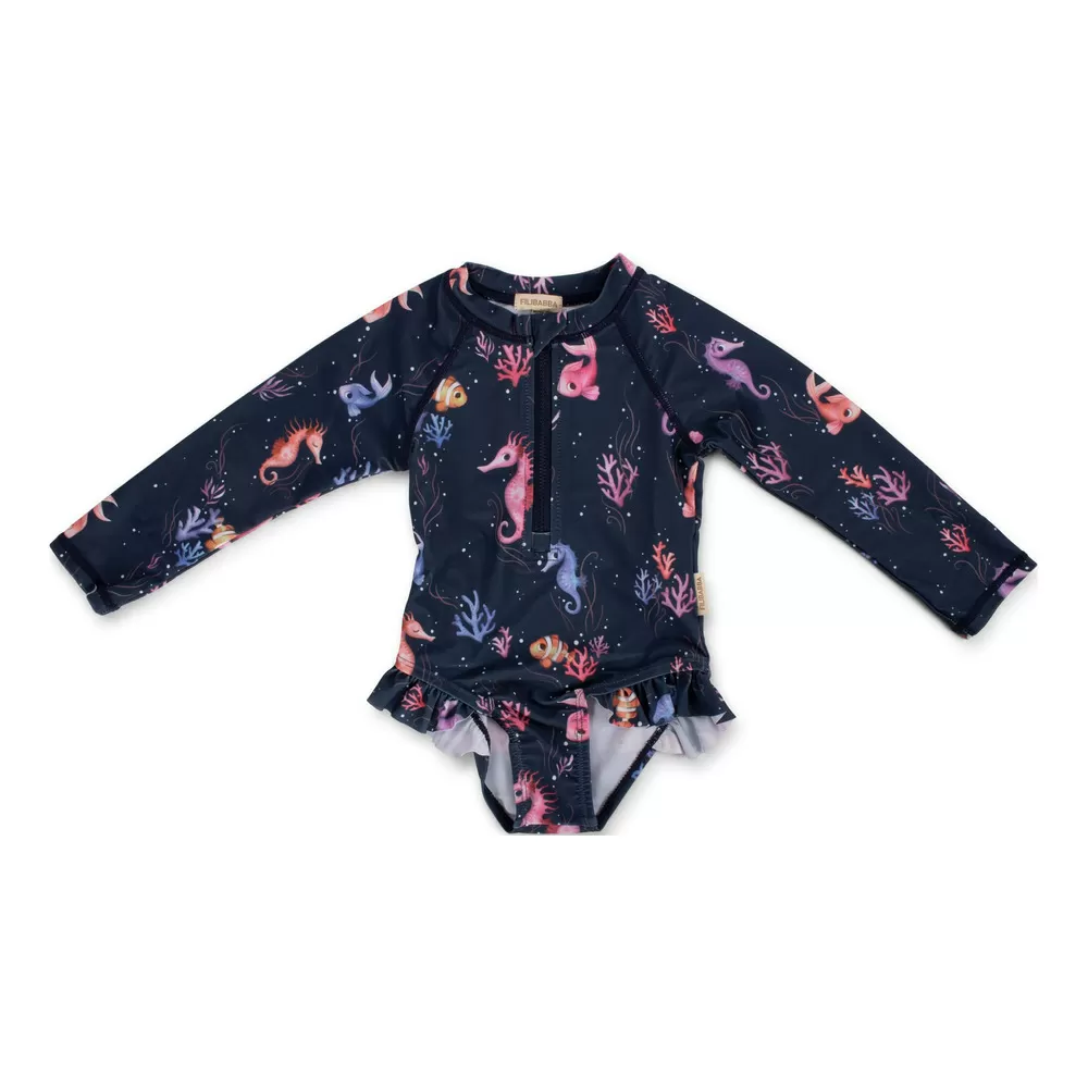 Filibabba Vilje - UV-dragt LS Rainbow Reef - 1 stk. - flere størrelser