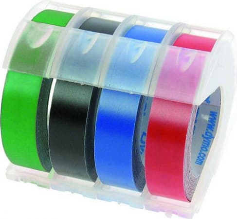 DYMO Tape Pregetape Dymo 9Mmx3M Sort (10 stk) (1 stk.)