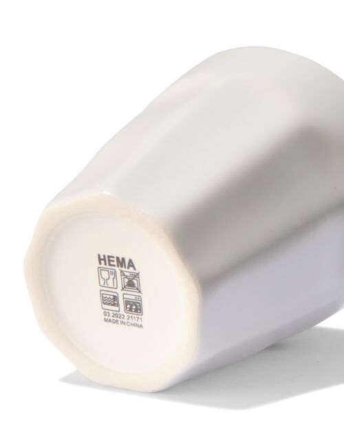 mug - 90 ml - Mirabeau mat - blanc