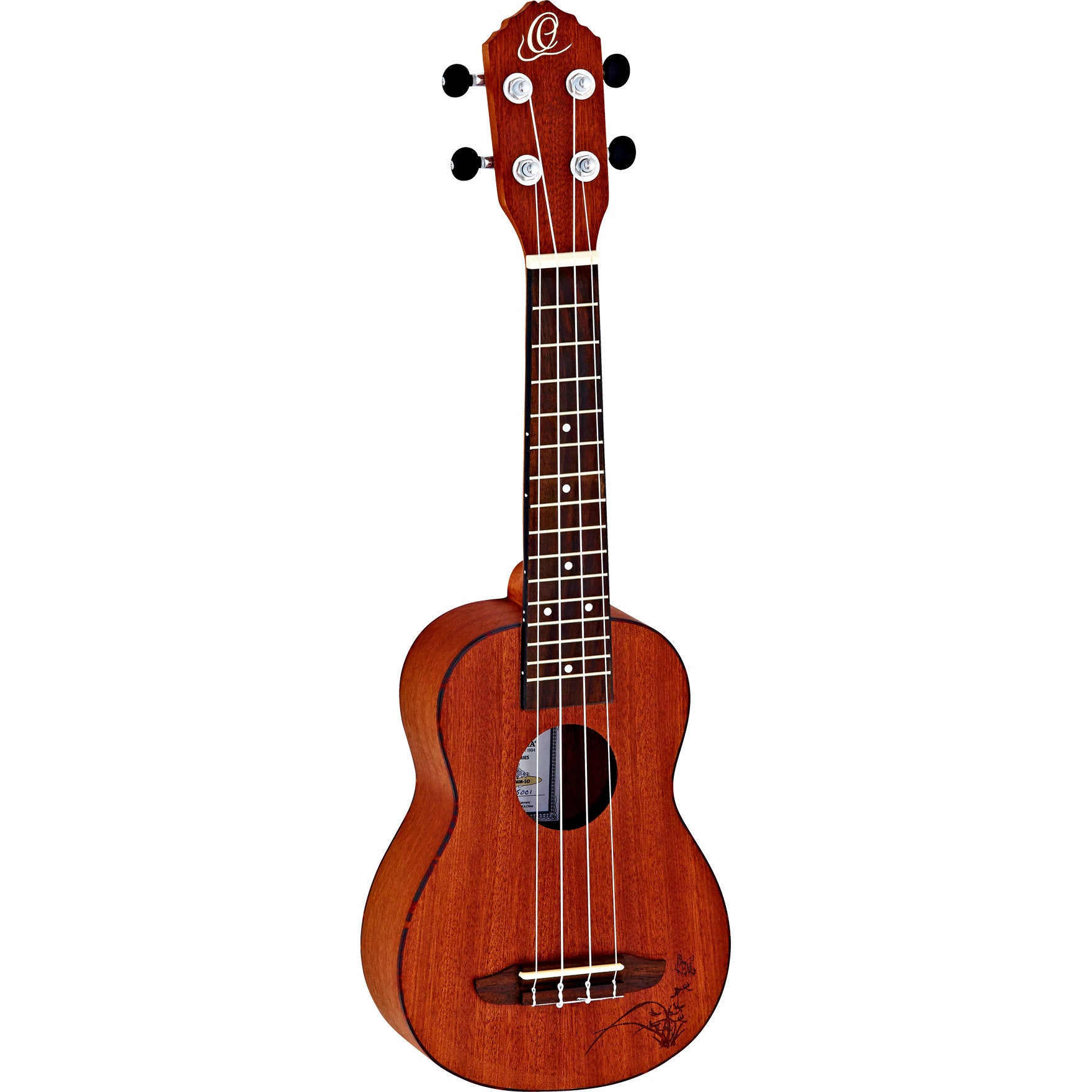 Ortega Bonfire Series RU5MM-SO sopraan ukelele