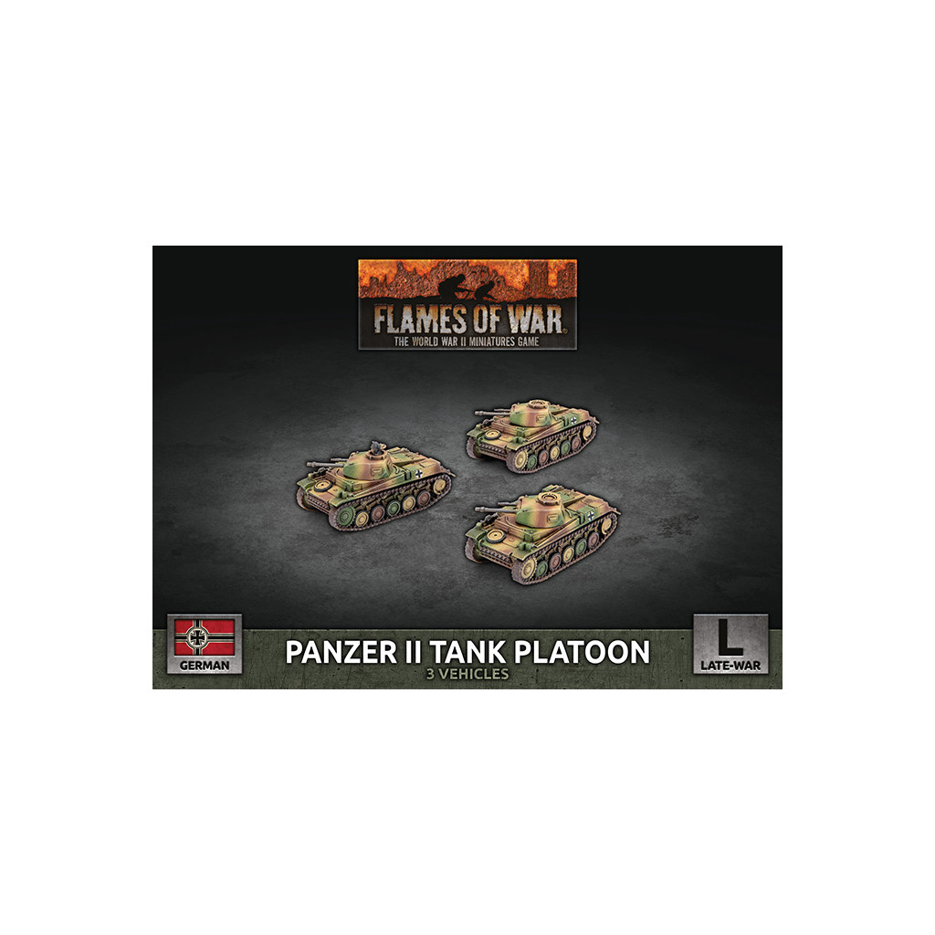 Flames of War - Panzer II Tank Platoon