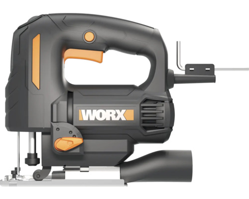 WORX 550W WX463 decoupeerzaag met pendelslag, inclusief koffer en accessoires