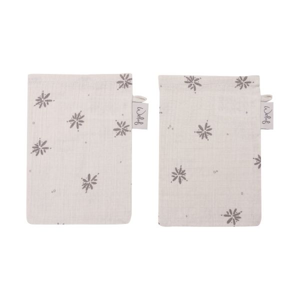 Witlof For Kids Little Charm Hydrofiel Washand - 2-Pack