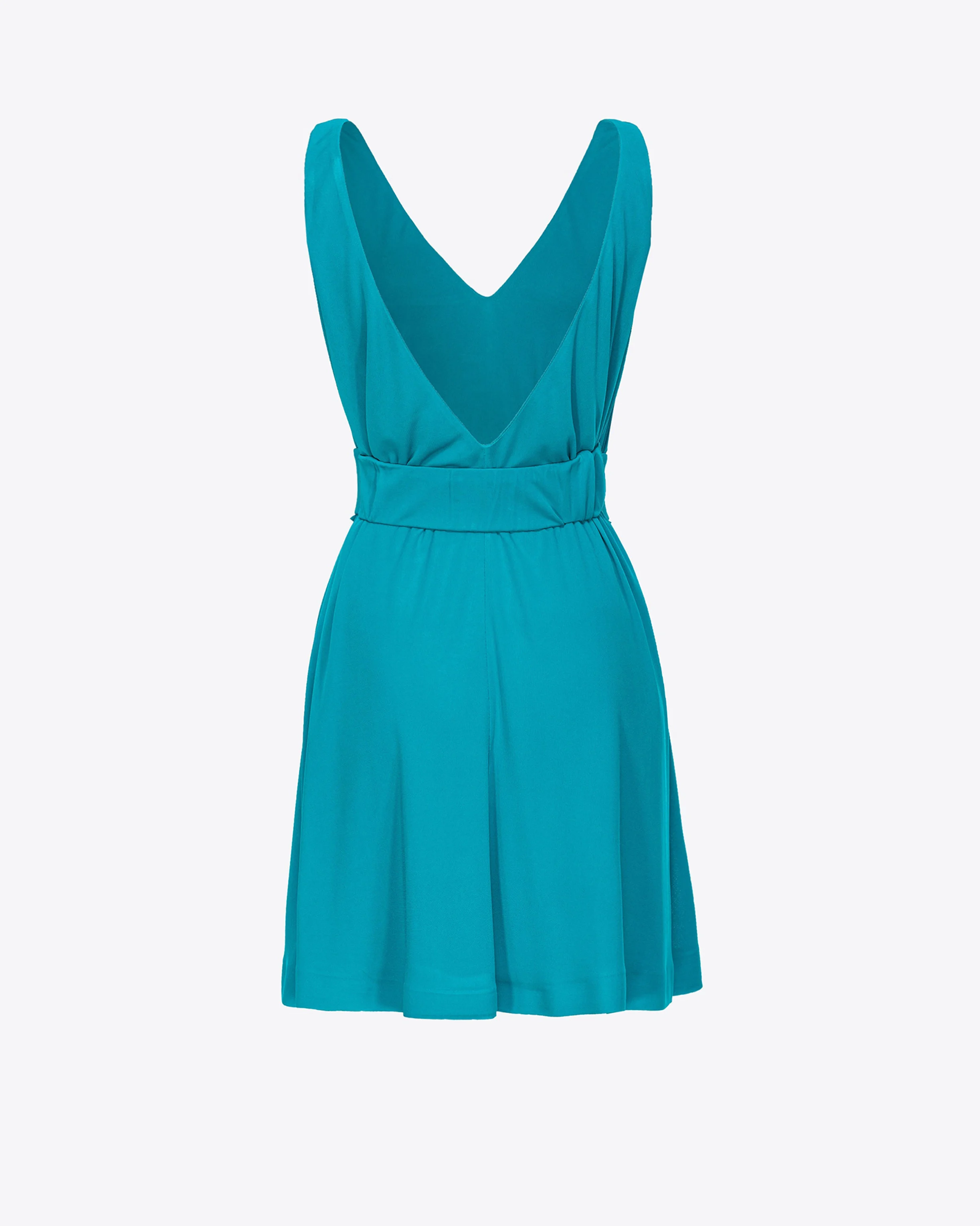Mini-robe ceinturée | Bleu