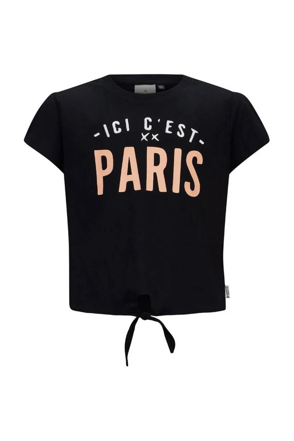 Retour Jeans T-shirt Nice met printopdruk zwart