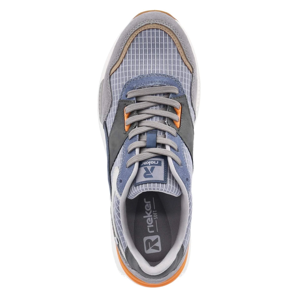 RiekerLow Sneaker - blau Kombi