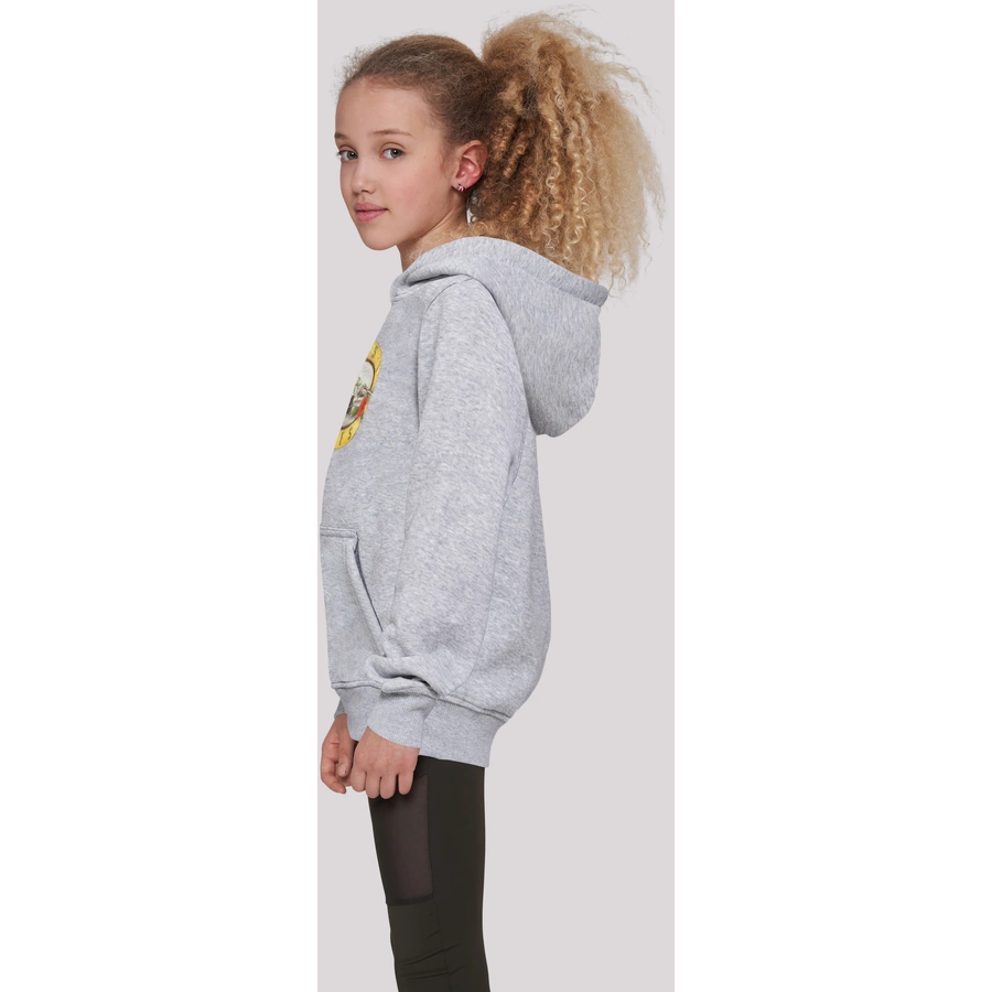 F4NT4STIC Hoodie Guns 'n' Roses Band Vintage Classic Logo (Distressed) Black heather grey