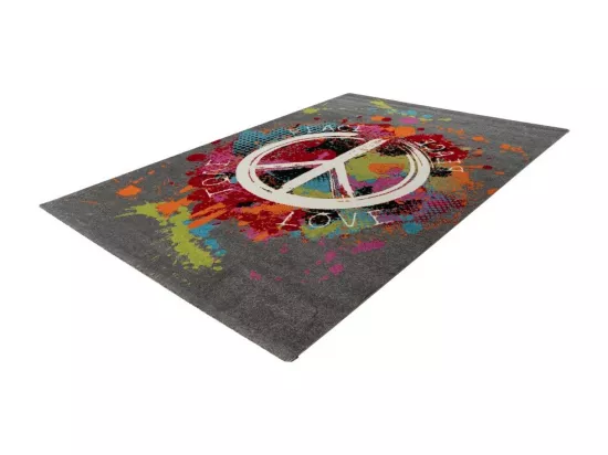Tapis 290x200cm, design F204E coloris multicolore - Confort et élégance pour votre intérieur