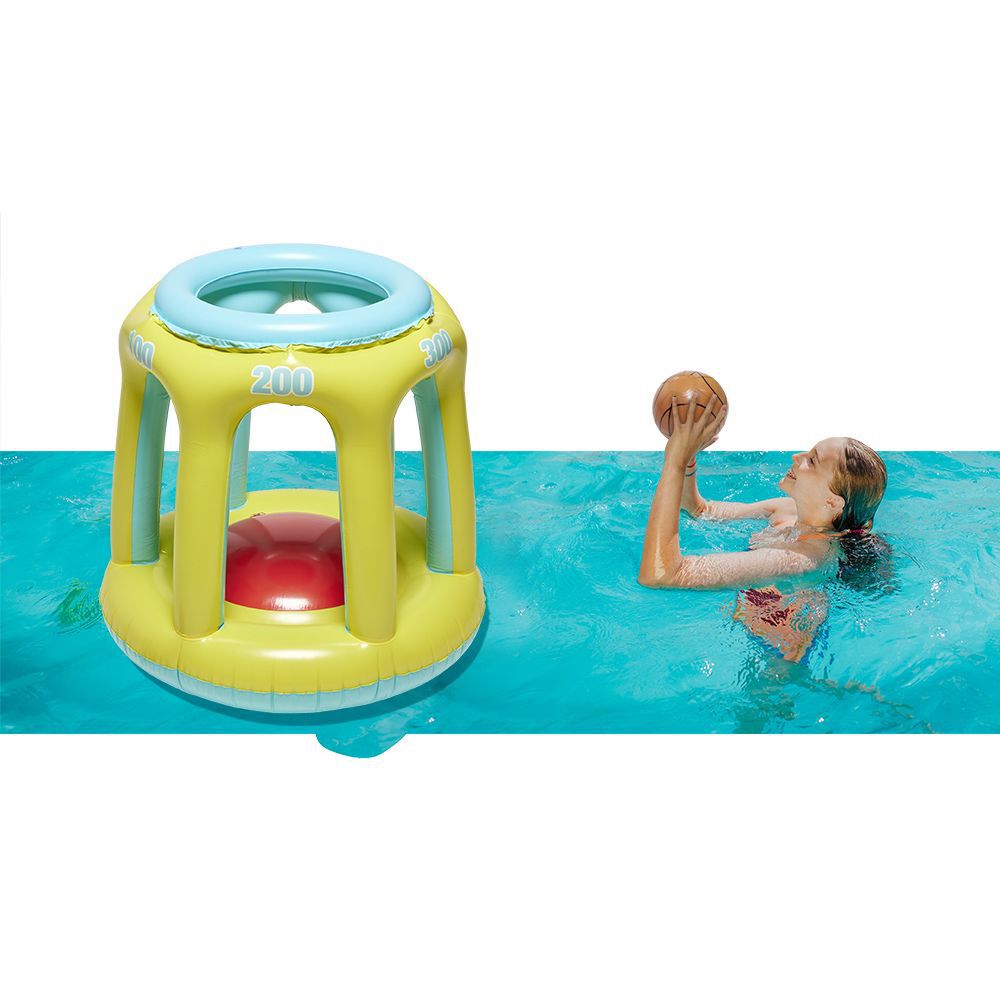 Panier de basket gonflable XL avec ballon Funky Ø118xH112cm