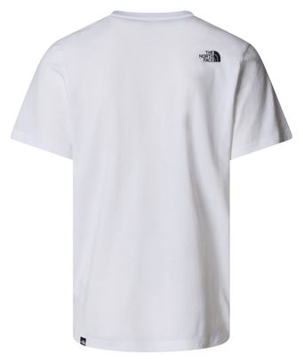 T-Shirt Manches Courtes The North Face Easy Blanc