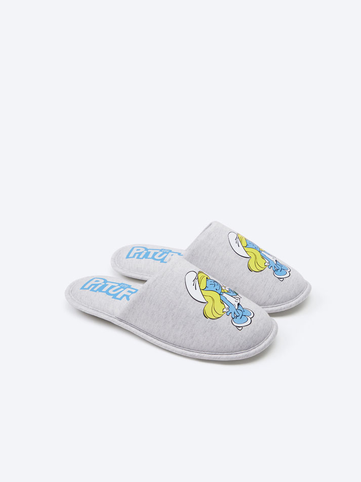 Pantufas Smurfs IMPS - Cinza