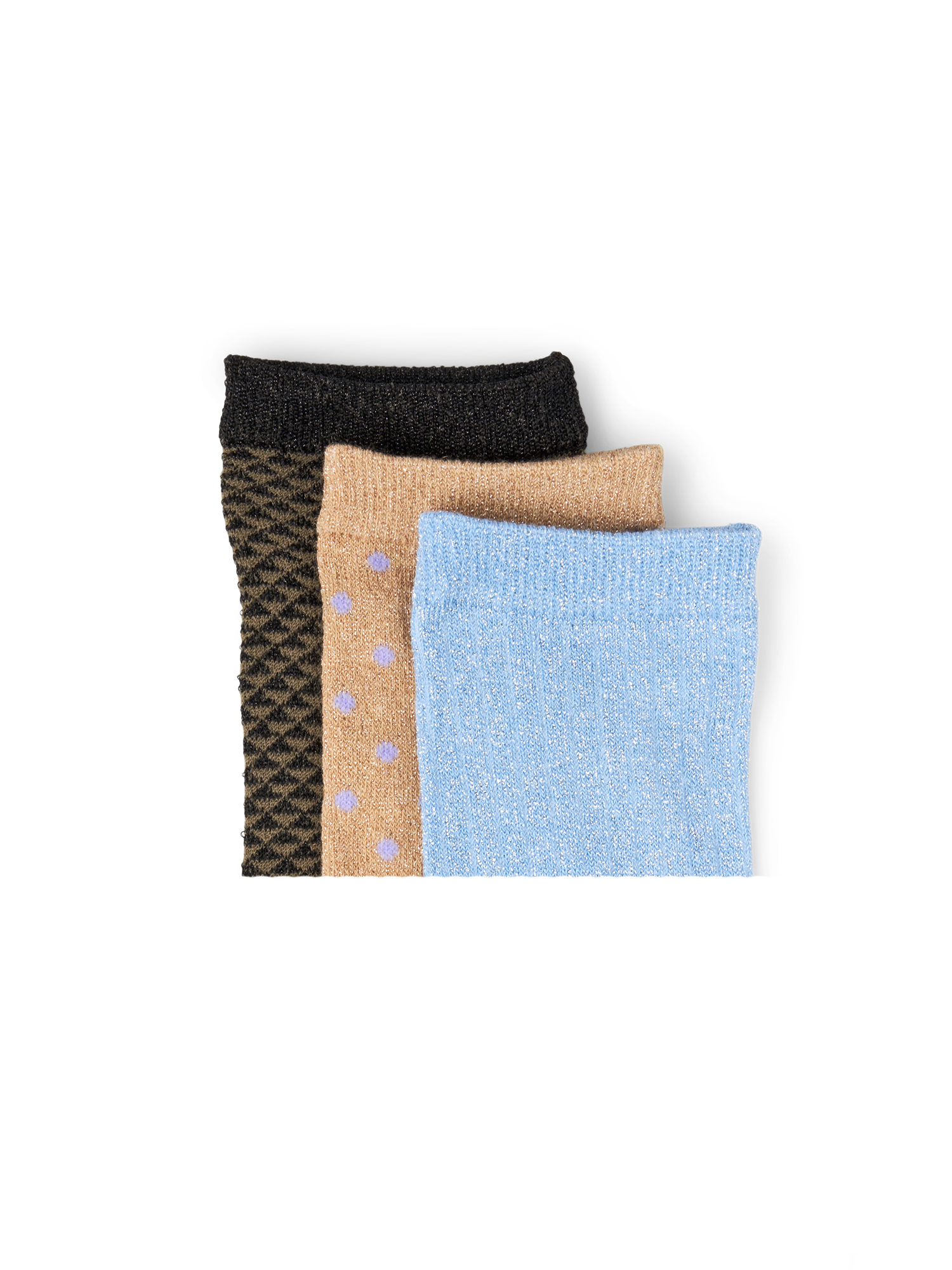 Børnestrømper 3-pak 31/33 | Polyester/elastan. | Multi