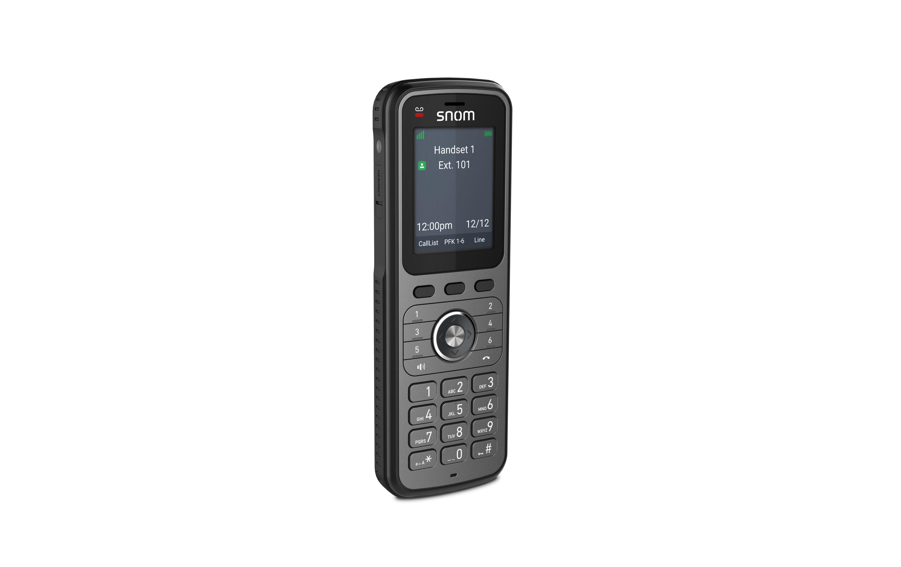 Mobilteil M56 mit Ladeschale<br>Snoms leistungsstarkes DECT-Mobilteil