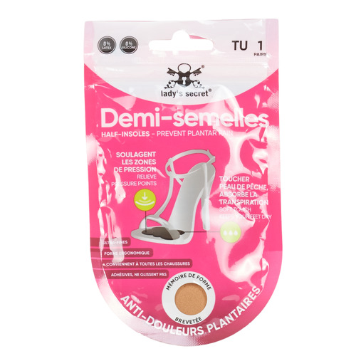 Lady's Secret - COUSSINET ANTIDERAPANTE NO SCRATCH - Marron