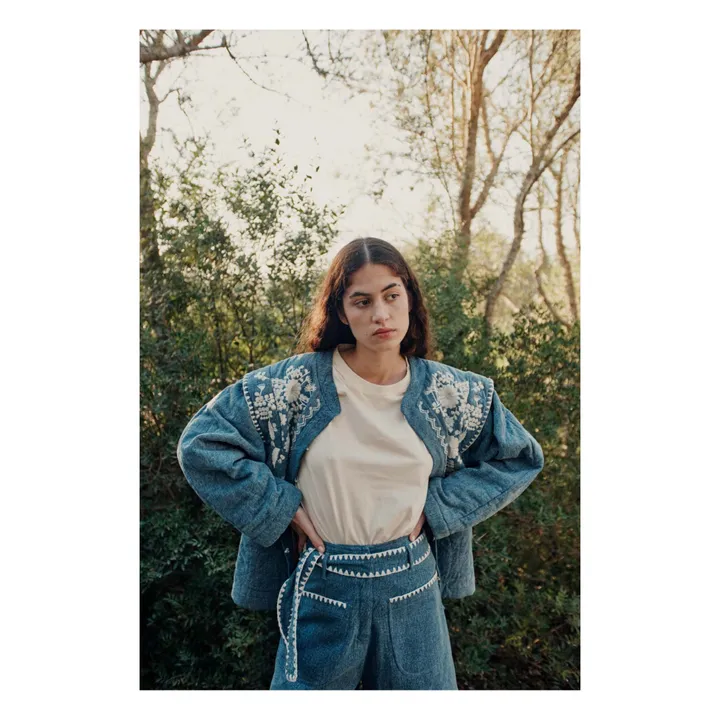 Louise Misha Veste Maurice - Collection Femme | Bleu
