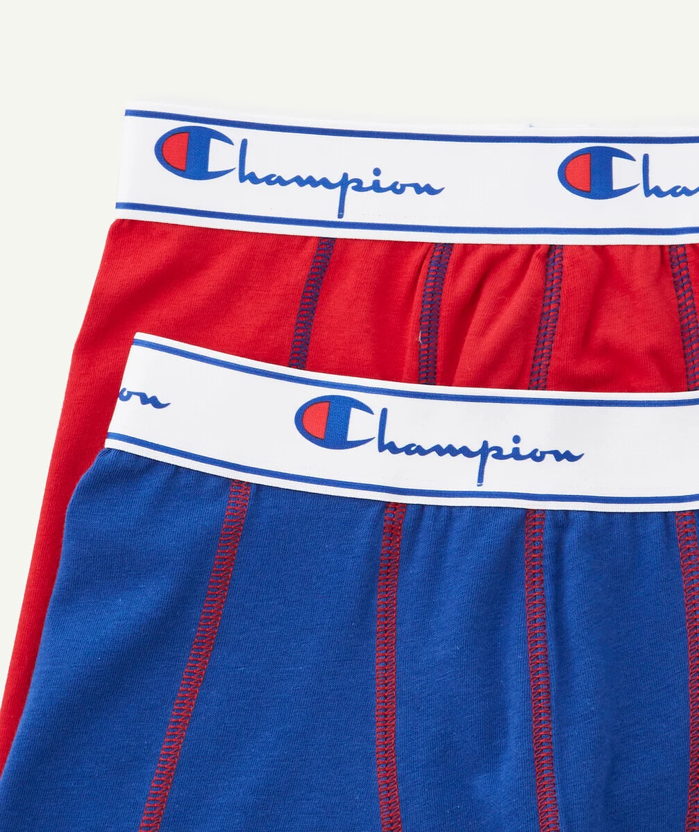 CHAMPIONLES 2 BOXERS ROUGES ET BLEUS