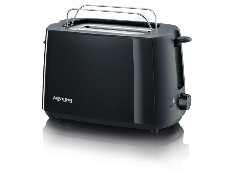 Severin Toaster AT 2287 Schwarz Klassischer Toaster, Schwarz