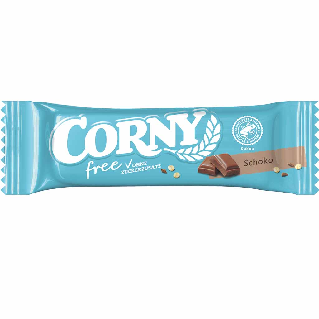 Corny Schoko free 100x20g=2kg MHD:8.11.25