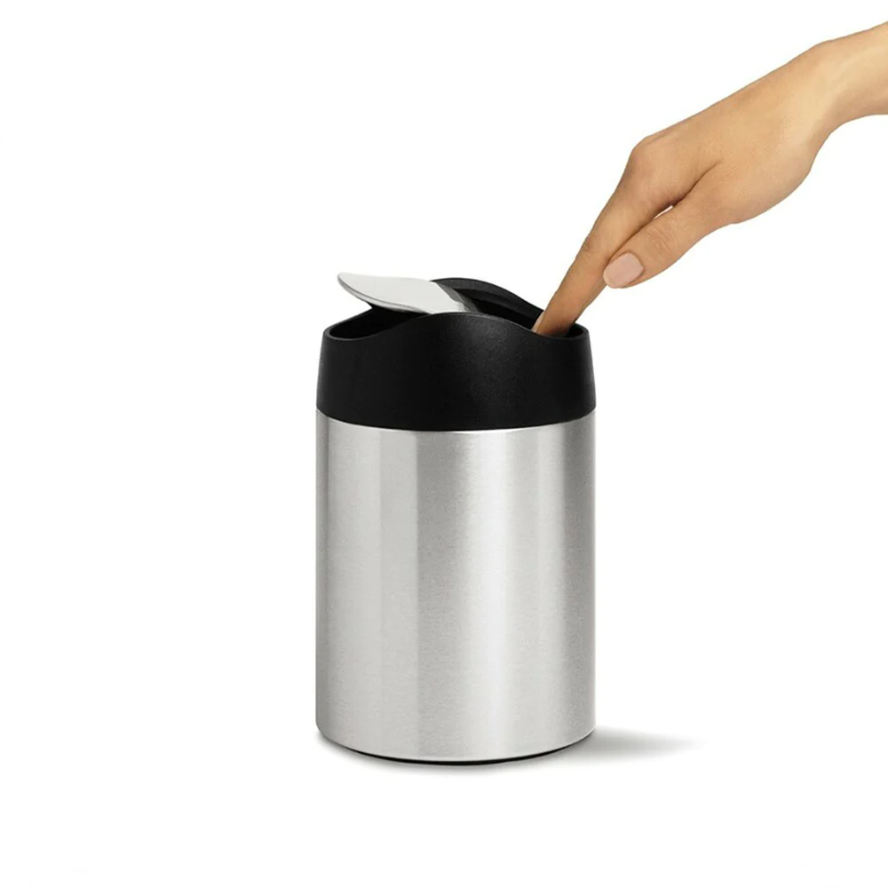 Poubelle de table 1,5 L Inox Simplehuman