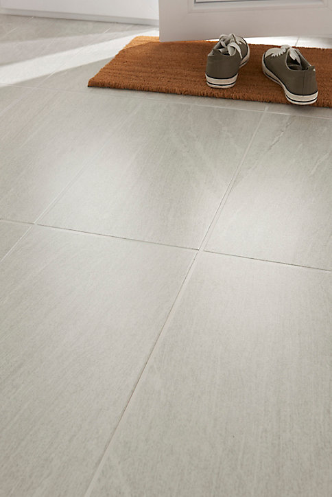 Carrelage sol blanc 30 x 60 cm Natural
