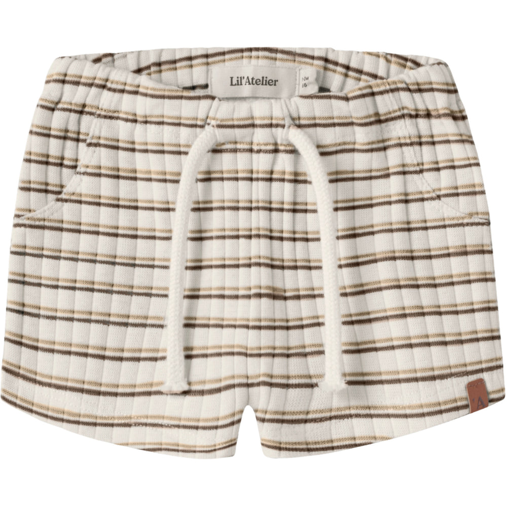 Køb Lil'Atelier Coconut Milk Coca Mocha Nbmhaldur Loose Shorts Lil