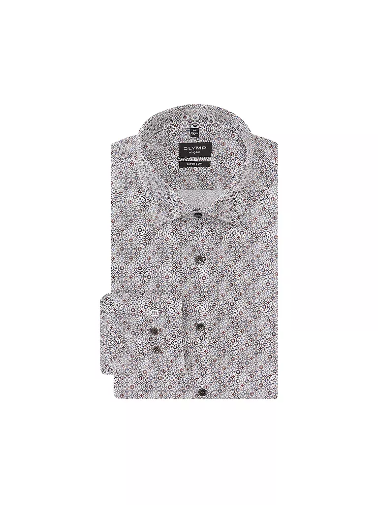 OLYMP NO.6 Hemd Super Slim braun