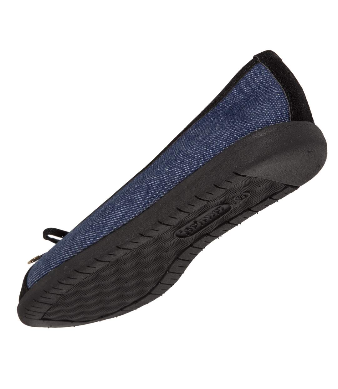Isotoner Ballerines femme jean