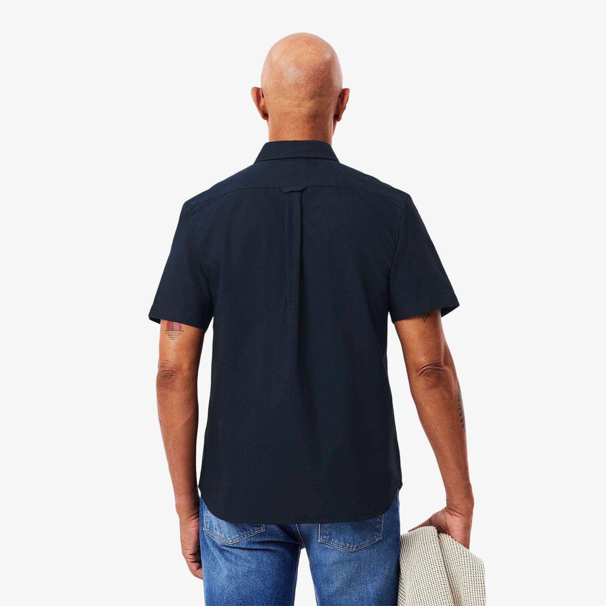 Lacoste Short Sleeve Oxford Shirt Mens