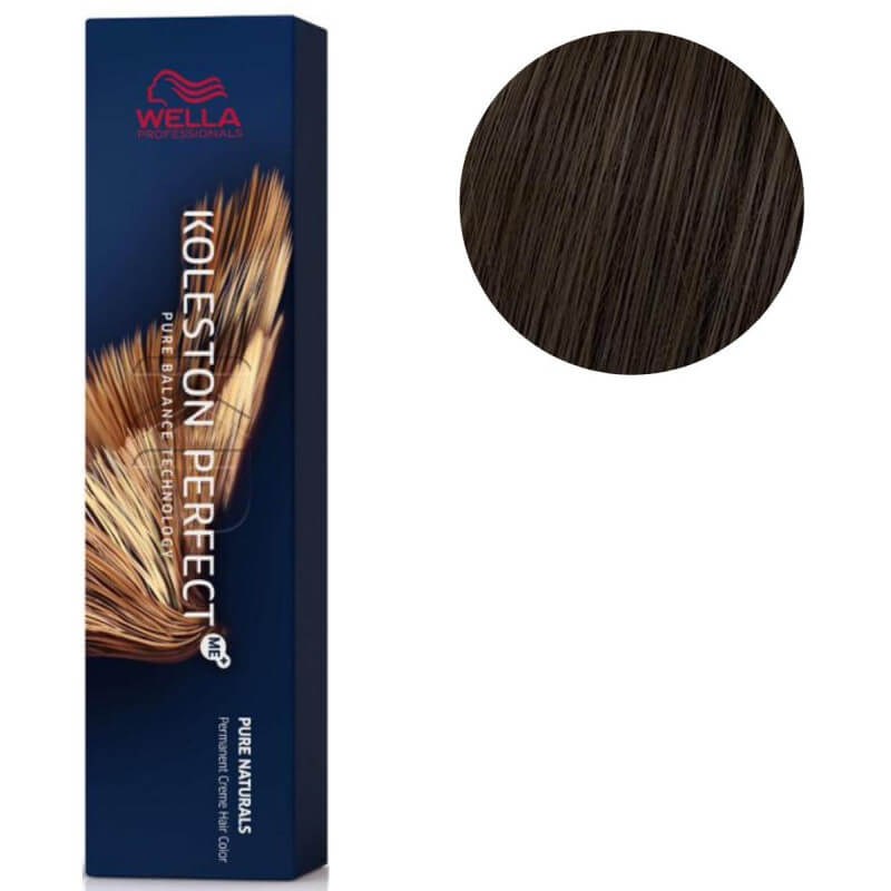 Coloration Koleston Perfect ME+ 4/3 châtain doré Wella 60ML