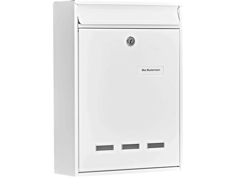 Burgwächter Briefkasten KÖLN 872 W Weiss Briefkasten