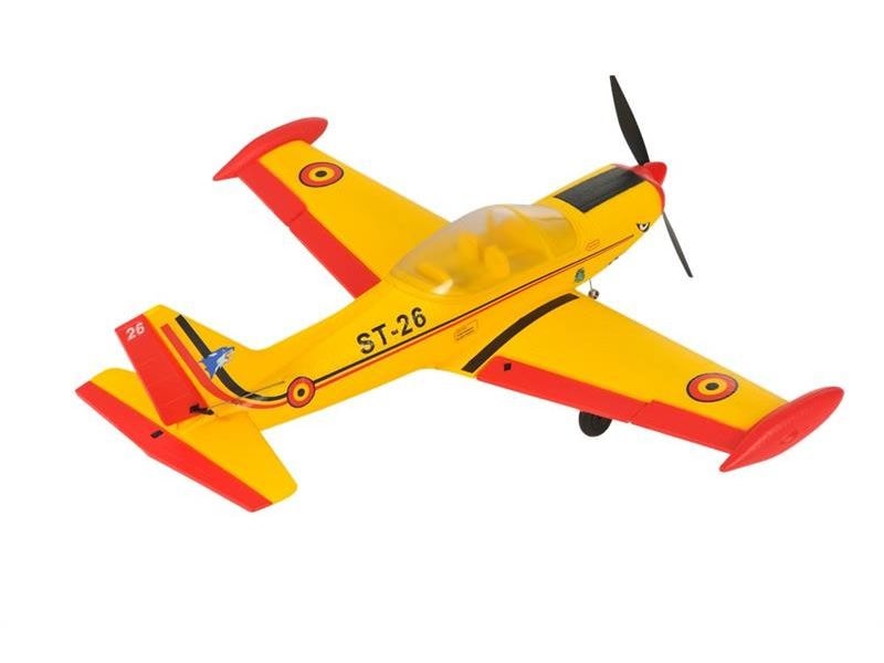 TOP-RC Warbird Mini SF260 450 mm, Gelb, RTF Kleines 4-Kanal RC-Flugzeug mit Gyro