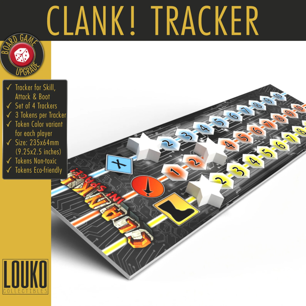 Pistes de suivi pour Clank! - Dans l'Espace !